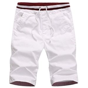 Men's Casual Shorts Drawstring Slim Fit Shorts